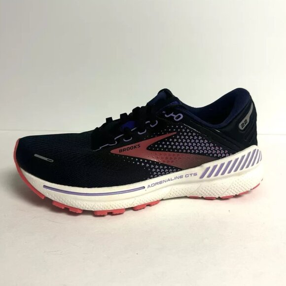 Brooks Womens Adrenaline GTS 22 Running Shoe Blue Size 7.5 M